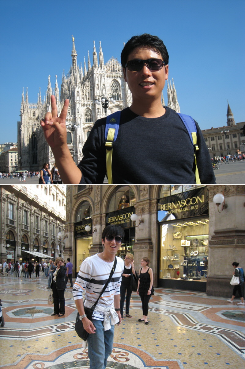 Business trip to Italy in 2010
